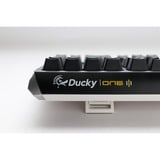Ducky One 3 Classic, toetsenbord Zwart/wit, US lay-out, Cherry MX Silent Red, RGB led, Double-shot PBT, Hot-swappable, QUACK Mechanics