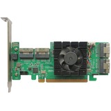 HighPoint SSD7580A PCIe Gen4 x16 8P U.2 NVMe controller 