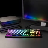 HyperX Alloy Elite 2 RGB, gaming toetsenbord Zwart, US lay-out, HyperX Red, RGB led, Pudding Keycaps 