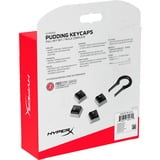 HyperX Pudding Keycaps Full Key Set (Black PBT) Wit/transparant