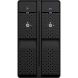 ICY BOX IB-RD3802-C31 bk externe behuizing Zwart