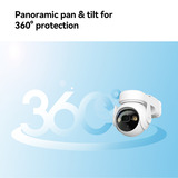 Imou Cell PT met zonnepaneel beveiligingscamera Wit, 100% Draadloos