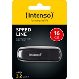 Intenso Speed Line 16GB usb-stick Zwart, USB 3.0