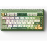 Iqunix OG80 Camping Wireless Mechanical Keyboard Groen, US lay-out (QWERTY), IQUNIX Moonstone Turbo, 80% (TKL)	, RGB leds, Hot-swappable, PBT, 2.4GHz | Bluetooth 5.1 | USB-C