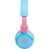 JBL JR310BT on-ear hoofdtelefoon Blauw/roze, Bluetooth