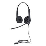 Jabra BIZ 1500 Duo  on-ear headset Zwart, Quick Disconnect (QD)