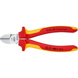 KNIPEX Zijsnijtang VDE 70 06 160 kniptang Rood/geel, VDE-getest