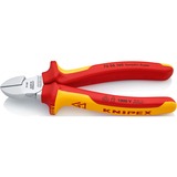 KNIPEX Zijsnijtang VDE 70 06 160 kniptang Rood/geel, VDE-getest
