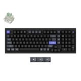 Keychron Q5 HE 8K Magnetic Switch Keyboard Zwart, US lay-out (QWERTY), Keychron Ultra-Fast Lime, 96%, RGB leds, OSA double-shot PBT, hot swap, Knob