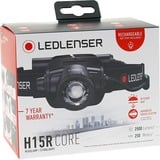 Ledlenser Hoofdlamp H15R Core ledverlichting Zwart