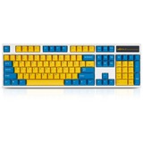 Leopold FC900RN/EYBPD(W), gaming toetsenbord Wit/blauw, US lay-out, Cherry MX Brown