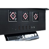 Lian Li DK-05F Behuizing Zwart | Window-kit | USB 3.0 | RGB led