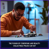 Lumibricks Cyberpunk Neoncity - Police Patrol Car Constructiespeelgoed F9043