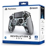 Nacon Revolution 5 Pro - Arctic Camo gamepad Camouflage kleur/wit, PlayStation 5, PlayStation 4, Pc, 2.4 GHz / Bluetooth / USB-C