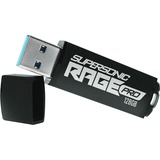 Patriot Supersonic Rage Pro 128 GB usb-stick Zwart, USB-A 3.2 Gen 1