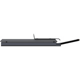 Res-Tech GT Pedal Flat Support Adjustable bevestiging Zwart