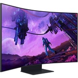 SAMSUNG Odyssey Ark 55" 4K UHD gaming monitor Zwart, 4x HDMI, 2x USB-A 2.0, 165 Hz