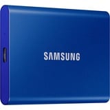 SAMSUNG Portable T7, 1 TB externe SSD Blauw, MU-PC1T0H/WW, USB-A 3.2 (10 Gbit/s)