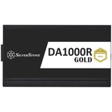SilverStone SST-DA1000R-GM, 1000 Watt voeding  Zwart, 1x 12VHPWR, 7x PCIe, Kabelmanagement