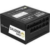 SilverStone SST-DA1000R-GM, 1000 Watt voeding  Zwart, 1x 12VHPWR, 7x PCIe, Kabelmanagement