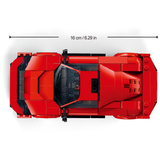 Sluban ModelBricks - Rode sportwagen Constructiespeelgoed Schaal 1:32
