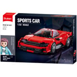 Sluban ModelBricks - Rode sportwagen Constructiespeelgoed Schaal 1:32