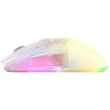 SteelSeries Aerox 3 Wireless Ghost 2022 gaming muis Transparant, 100 - 18.000 dpi, RGB leds