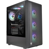 Thermaltake S200 TG ARGB midi tower behuizing Zwart | 2x USB-A | RGB | Window