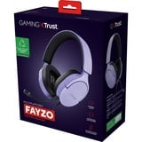 Trust GXT 489P Fayzo Multiplatform  over-ear gaming headset Paars