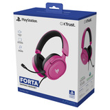 Trust GXT 498P Forta Gaming-headset over-ear gaming headset Roze, PlayStation 5, PlayStation 4