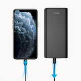 VEGER T100 powerbank 20.000 mAh Zwart
