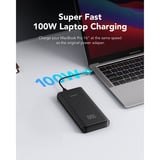 VEGER T100 powerbank 20.000 mAh Zwart
