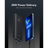 VEGER T100 powerbank 20.000 mAh Zwart