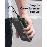 VEGER T100 powerbank 20.000 mAh Zwart