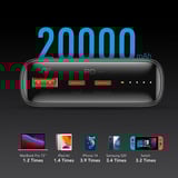 VEGER T100 powerbank 20.000 mAh Zwart