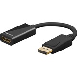 goobay DisplayPort - HDMI adapter kabel 1.2 Zwart