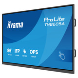 iiyama ProLite TN8605A-B1AG 85.6" 4K Ultra HD Public Display Zwart, VGA, HDMI, DisplayPort, USB-C, LAN, Audio, Touch