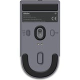 8BitDo Retro R8 Mouse - N Edition Grijs/rood, 50 - 26000 DPI, Bluetooth / USB-C / 2.4 GHz
