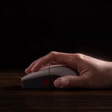 8BitDo Retro R8 Mouse - N Edition Grijs/rood, 50 - 26000 DPI, Bluetooth / USB-C / 2.4 GHz