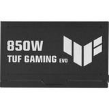 ASUS TUF Gaming Gold EVO modulaire 850 watt voeding  Zwart, 1x 12V-2x6, 3x PCIe