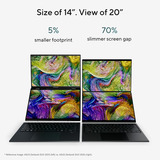 ASUS Zenbook DUO UX8407AA-SN108W 14"  Copilot+ 2-in-1 laptop Donkergrijs | Core Ultra X9 388H | Arc B390 | 32 GB | 2 TB SSD | Touch