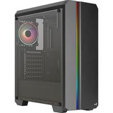 Aerocool Genesis ARGB (A-BK-v2) Tower-behuizing Zwart | USB 3.0 | Window-Kit