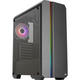 Aerocool Genesis ARGB (A-BK-v2) Tower-behuizing Zwart | USB 3.0 | Window-Kit