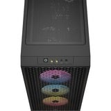 Corsair 3000D Airflow RGB midi tower behuizing Zwart | 2x USB-A | RGB | Tempered Glass