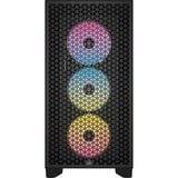 Corsair 3000D RGB AIRFLOW midi tower behuizing Zwart | 2x USB-A | RGB | Tempered Glass