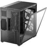 DeepCool CG590 MESH 2F midi tower behuizing Zwart | 2x USB-A | 1x USB-C | RGB | Window