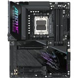 GIGABYTE X870E AORUS PRO X3D socket AM5 moederbord Zwart, RAID, 5 Gb-LAN, WLAN, BT, Sound, ATX