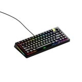Glorious GMMK 3 PRO HE 75% Prebuilt Wired Black, gaming toetsenbord Zwart, US lay-out, Glorious Fox, 75%, RGB, GPBT-doubleshot keycaps, Knob