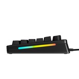 Glorious GMMK 3 PRO HE 75% Prebuilt Wired Black, gaming toetsenbord Zwart, US lay-out, Glorious Fox, 75%, RGB, GPBT-doubleshot keycaps, Knob