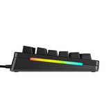 Glorious GMMK 3 PRO HE 75% Prebuilt Wired Black, gaming toetsenbord Zwart, US lay-out, Glorious Fox, 75%, RGB, GPBT-doubleshot keycaps, Knob